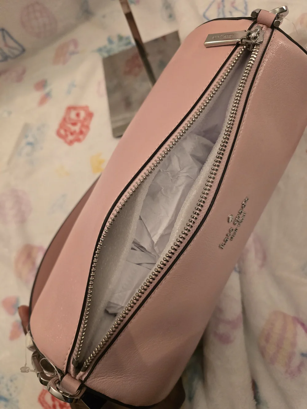 Kate Spade Medium Roulette Bag And L-zip Wristlet In Tutu Pink Combo